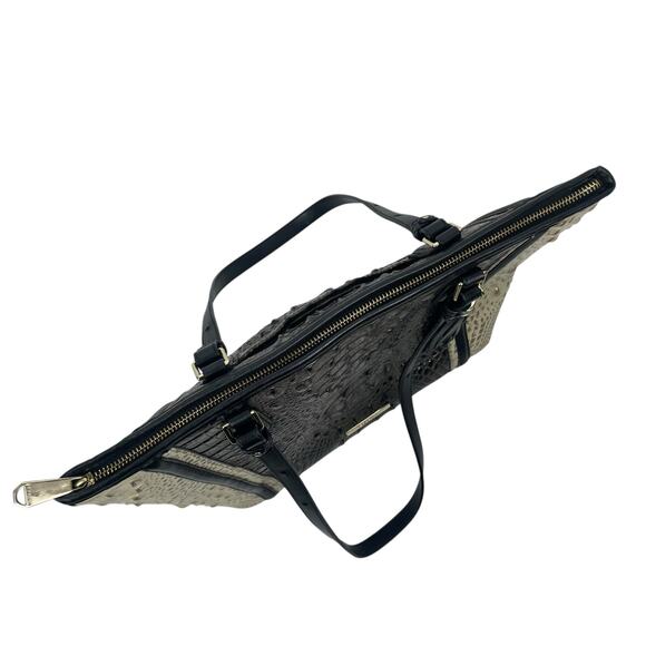 Brahmin Medium Asher Tote Bag Graphite Crestview Melbourne Shoulder Bag - Picture 9 of 11